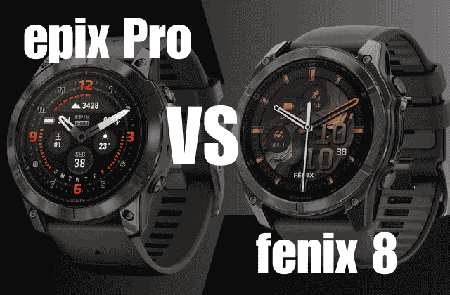 epix Proとfenix 8の比較