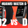 HUAWEI WATCH D2とDの比較