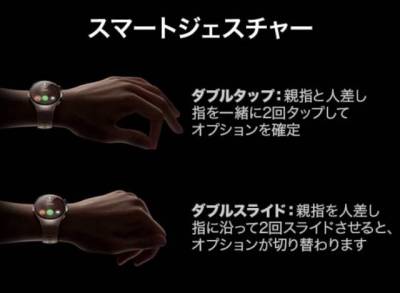 HUAWEI WATCH 5のスマートジェスチャー